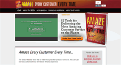 Desktop Screenshot of amazeeverycustomereverytime.com